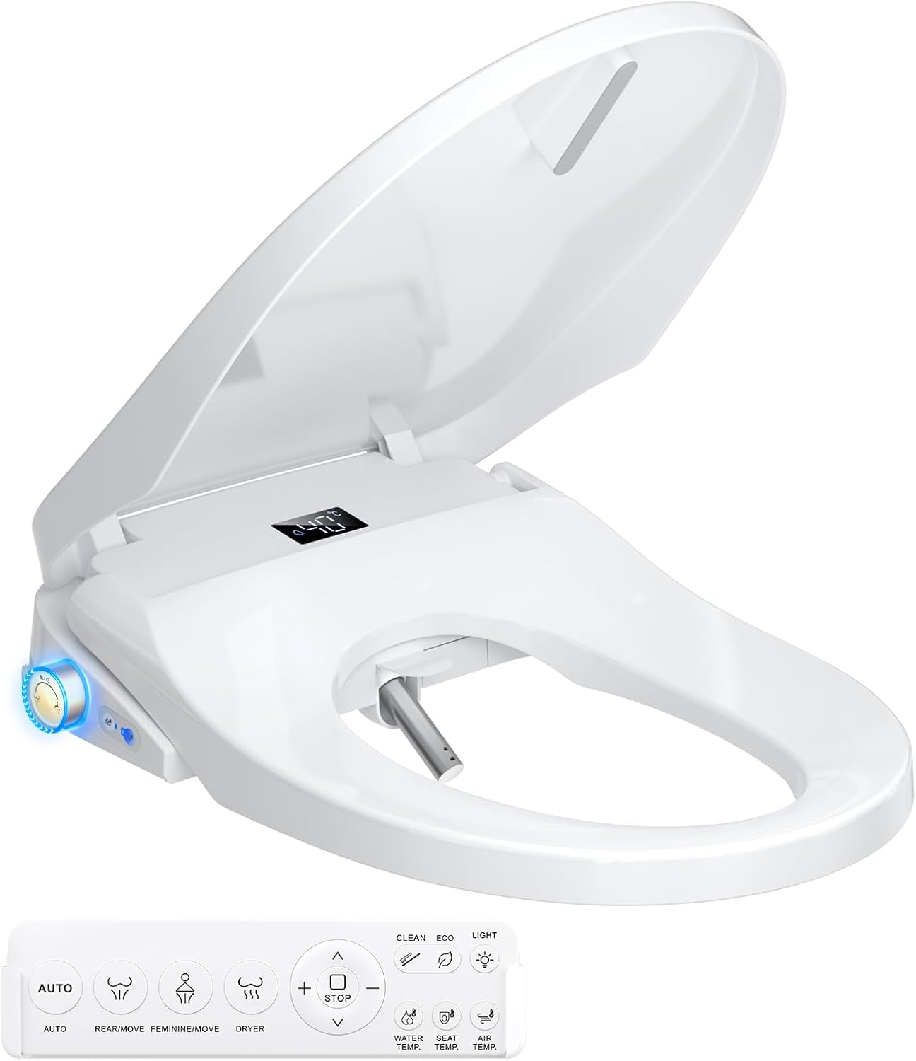 Smart Night Light - Smart Heated Bidet Toilet Seat, Warm