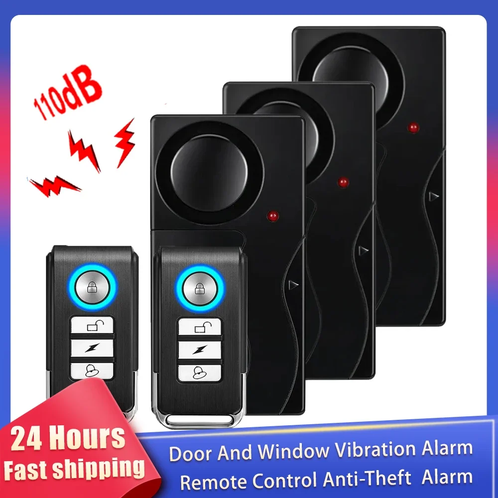 Home Automation Kit - New 110dB Door And Window Vibration