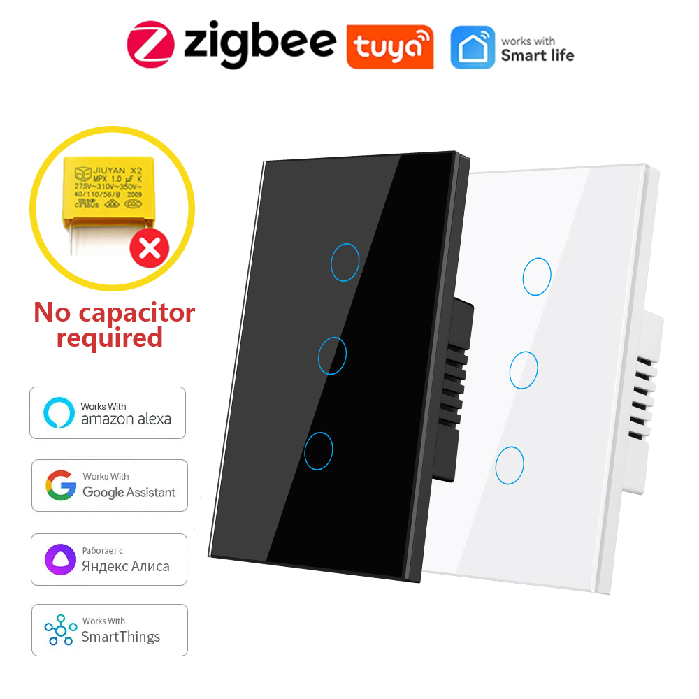Smart Home Z Wave - Tuya Zigbee Smart Switch US Standard