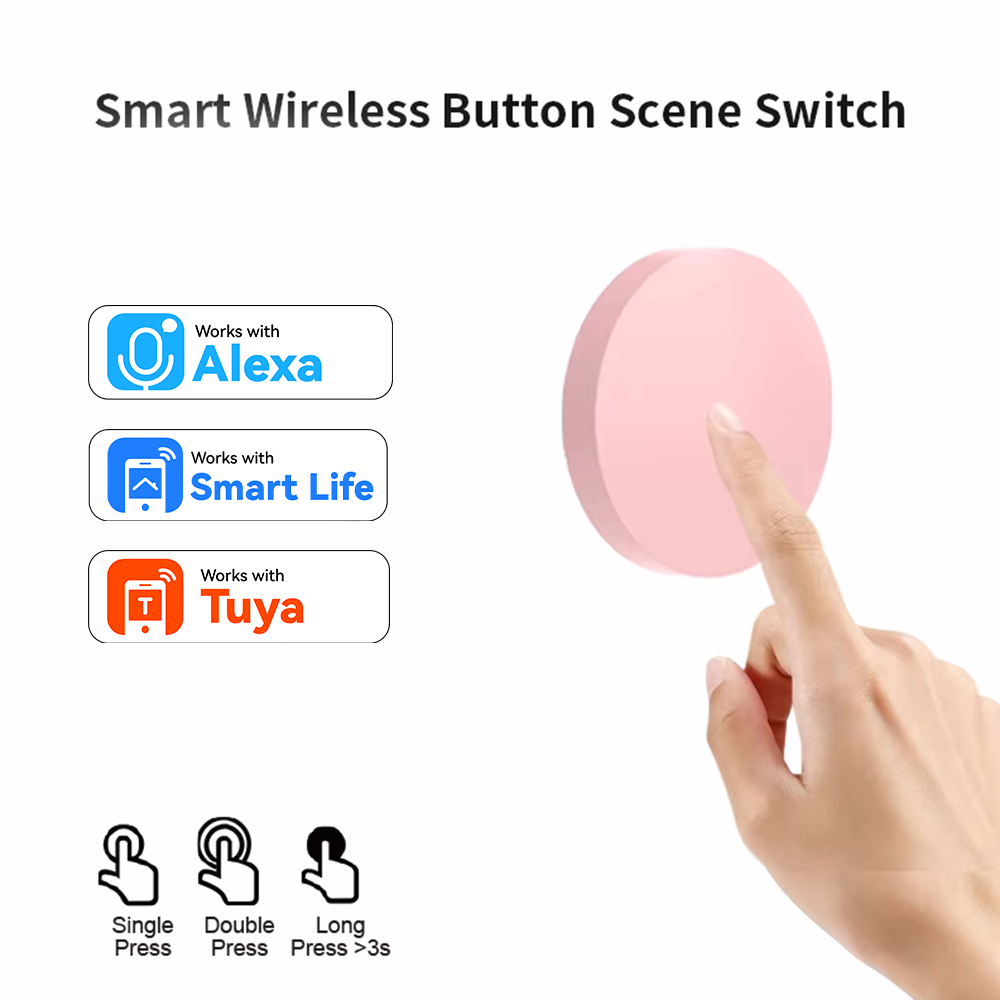 Smart Home Z Wave - Smart Wireless Button Scene Switch For