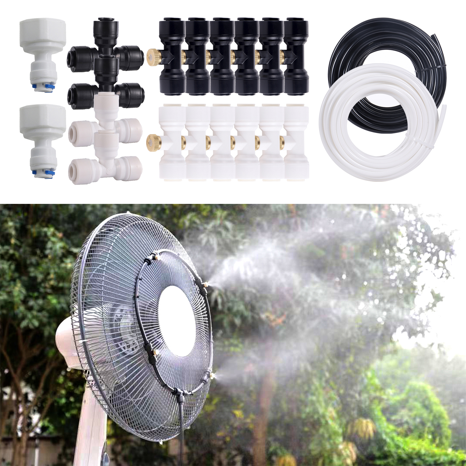 Home Automation Kit - Misting Fan Cooling Automatic Atomization Kit