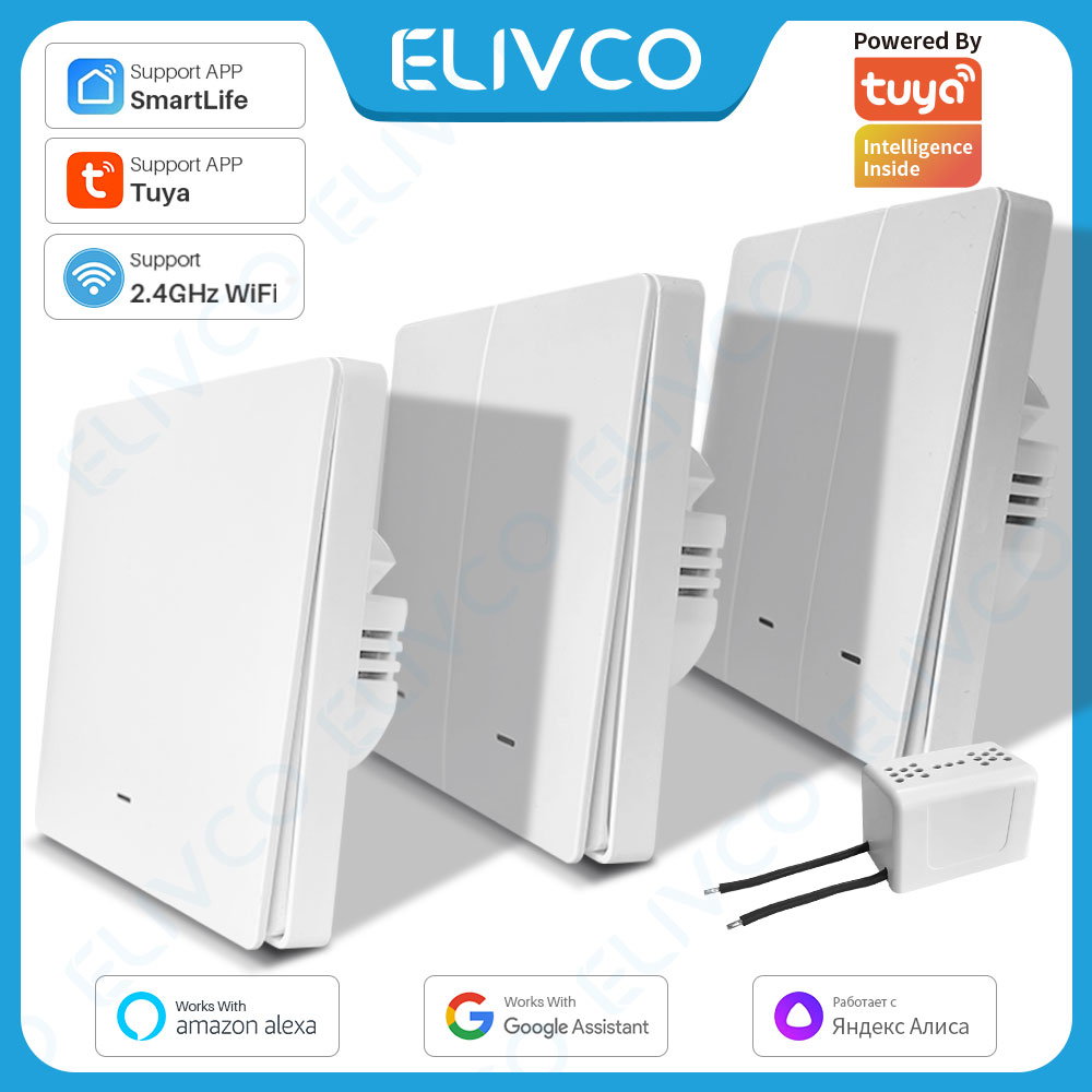 Smart Home Remote Control - Tuya Wifi Smart Switch No Neutral