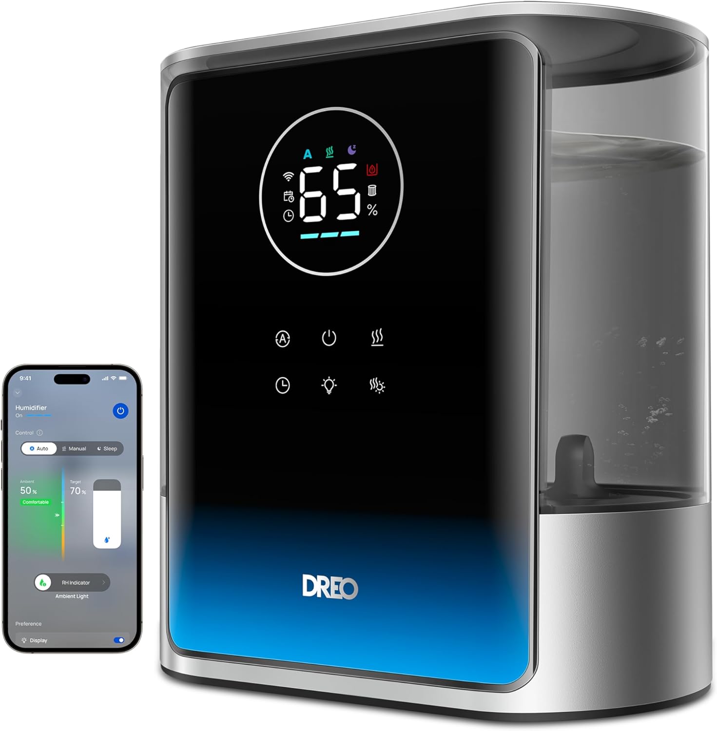 Smart Humidifier - 8L Smart Humidifier for Large Rooms