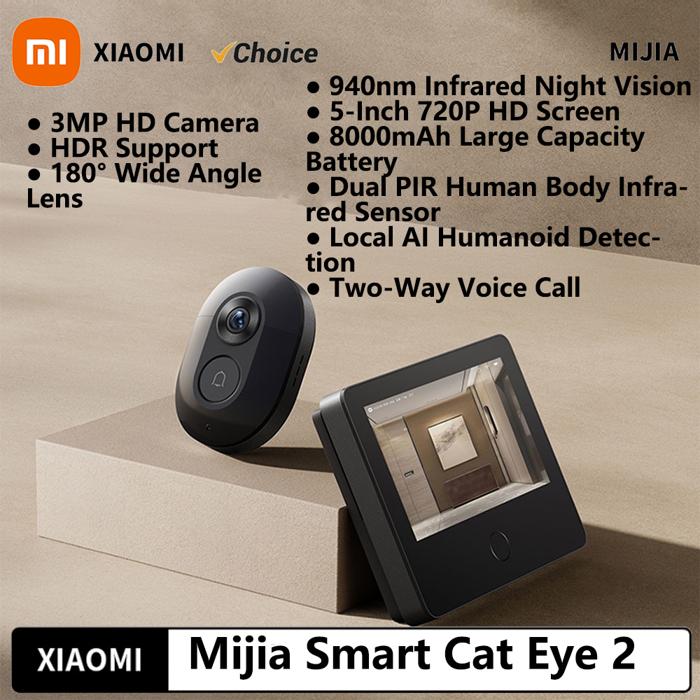 Smart Home Video Doorbell App - Xiaomi Smart Cat eye 2 WiFi