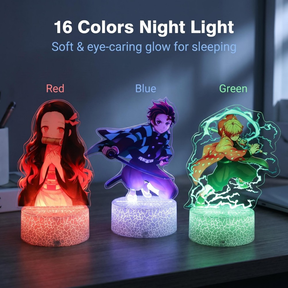 Smart Night Light - Anime Figure Tanjiro Merch 3D Lamp