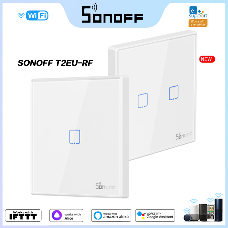 SONOFF T2EU RF Smart Wifi Wall - Smart Home App review and price
