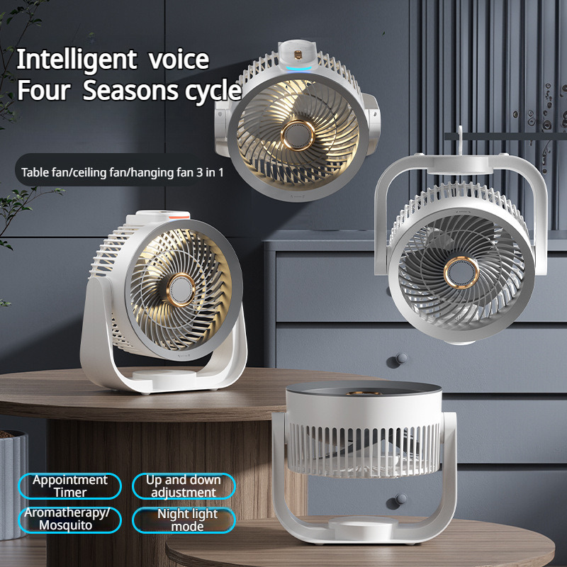 Smart Desk Fan Voice Activated - Smart Night Light review and price