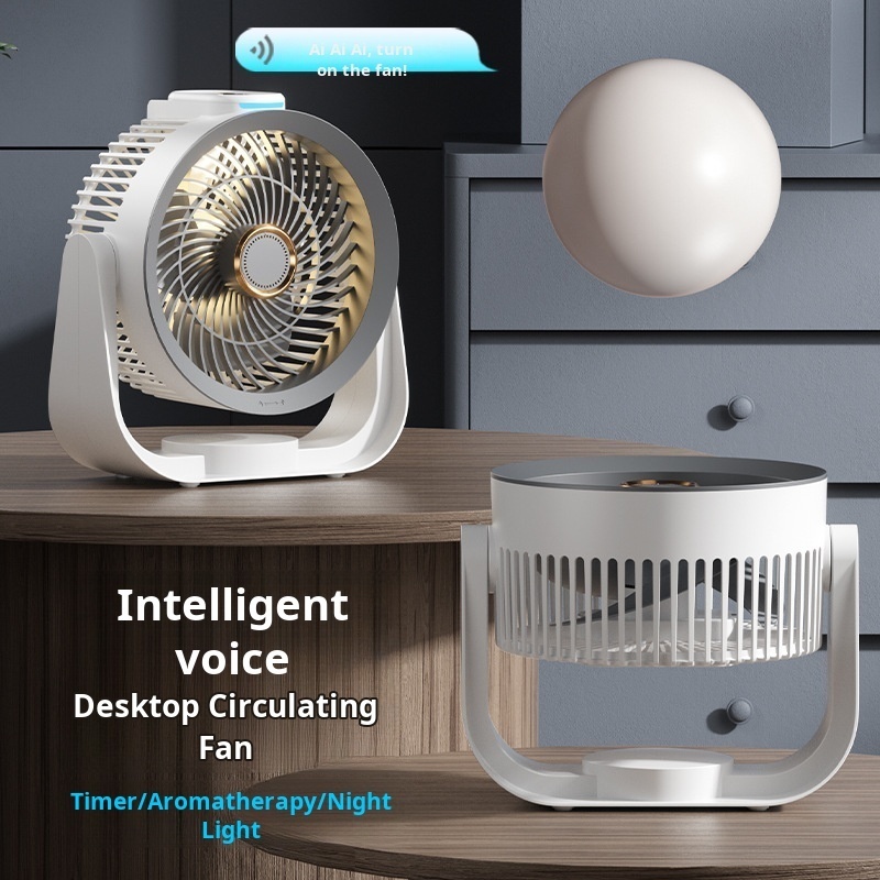 Smart Desk Fan Voice Activated - Smart Night Light review and price