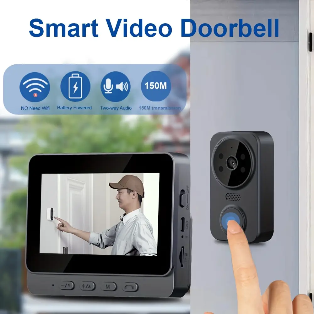 2026 HD Wireless Video Doorbel - Smart Home Video Doorbell review and price