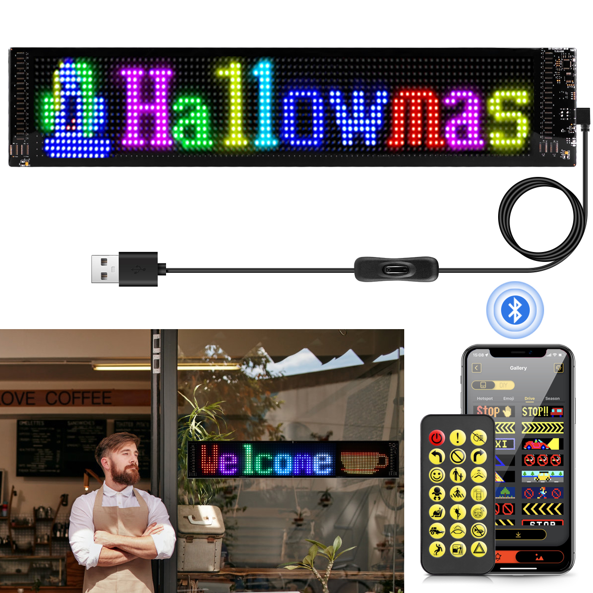 5V USB Flexible LED Panel Ligh - Smart Home App review and price