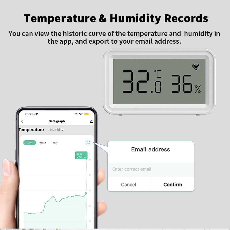 Tuya Zigbee WiFi Thermometer H - Smart Home App review and price