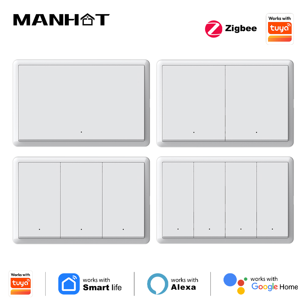 Manhot Smart zigbee Switch No  - Smart Home Tuya review and price