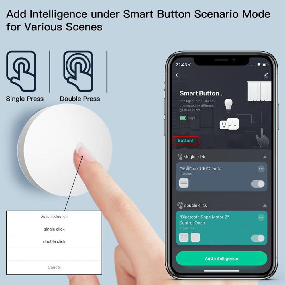 Tuya ZigBee Button Scene Switc - Smart Home Z Wave review and price