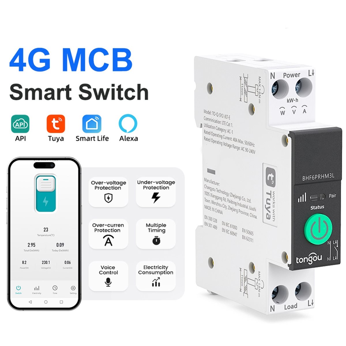 HOT!  UYA 4G LTE GSM MCB Smart - Smart Home In Us review and price