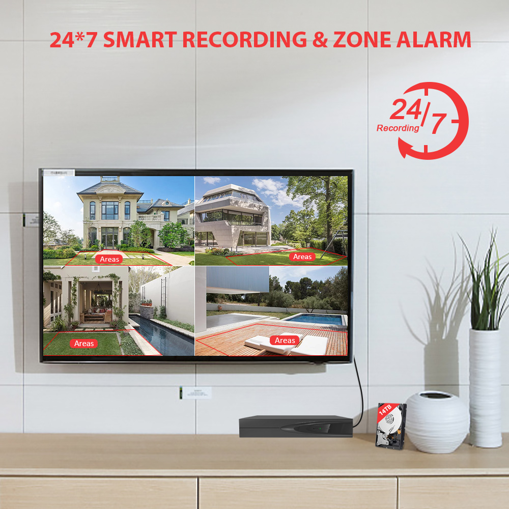 Super 8MP H.265 POE NVR AI Sma - Security Ip Camera review and price