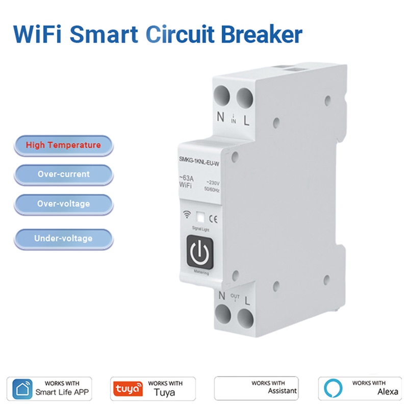 Tuya WIFI Smart Circuit Breake - Smart Home Tuya review and price