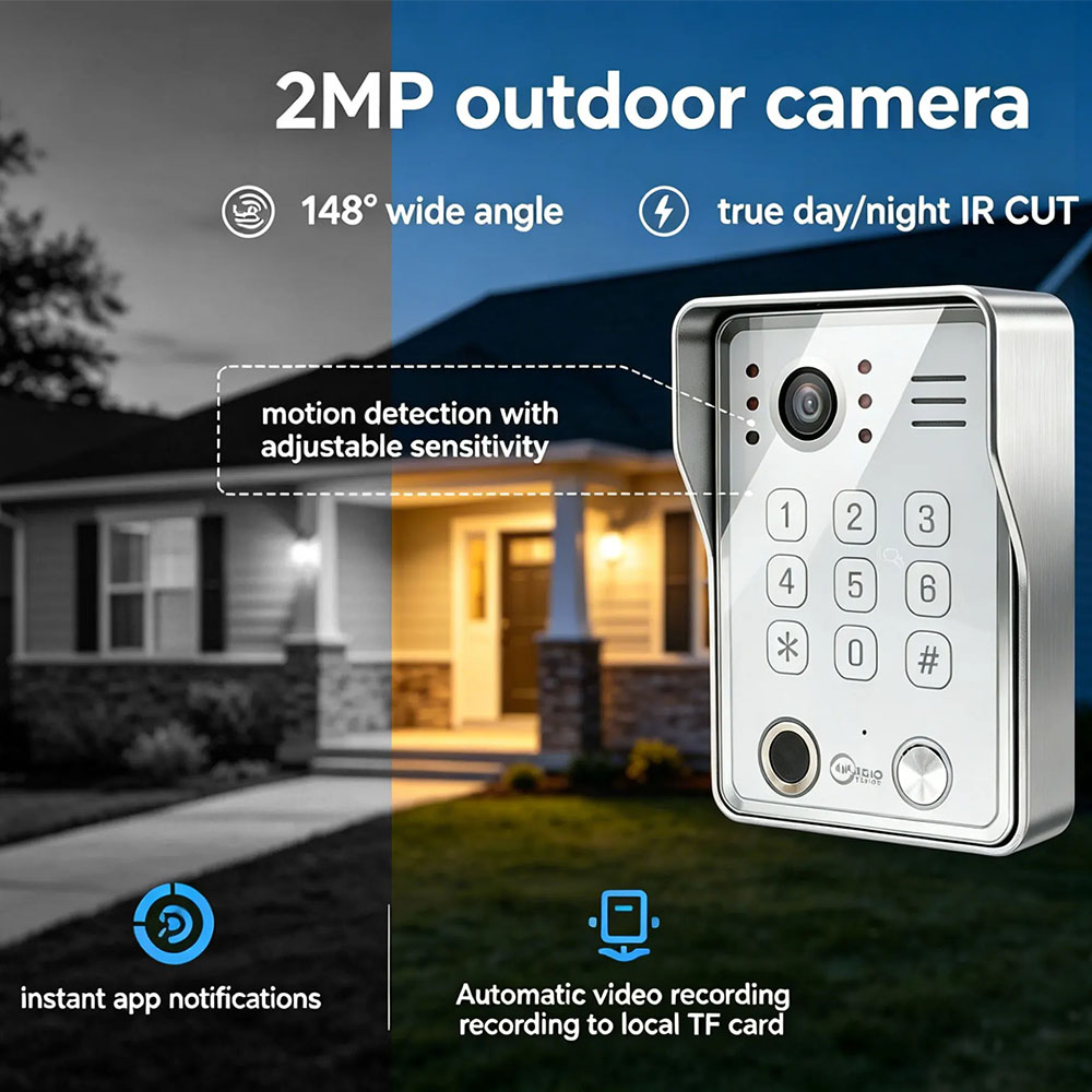 ANJIELO 5in1 Fingerprint Unloc - Smart Home Video Doorbell App review and price