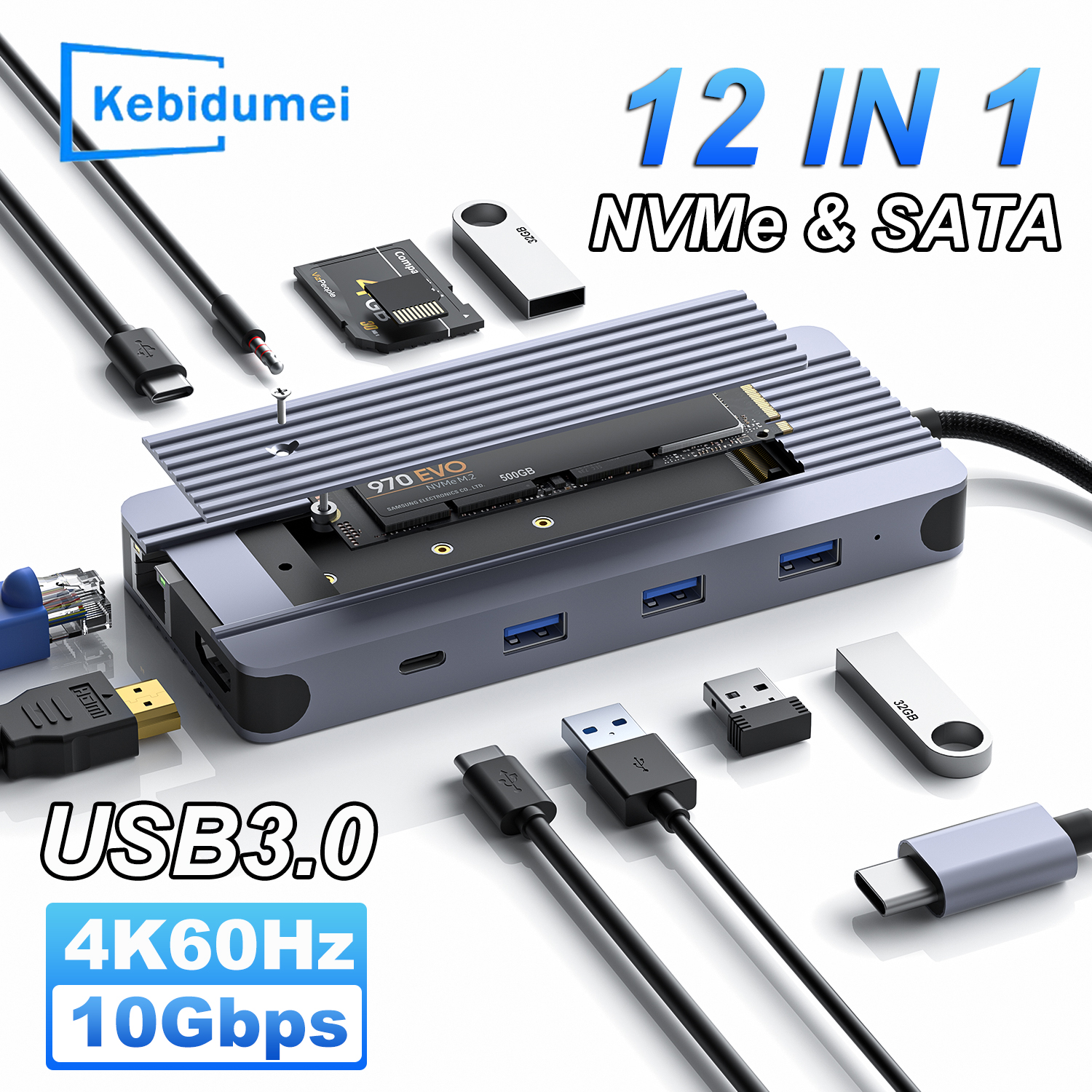 12-IN-1 USB Hub Hard Disk Encl - Smart Home Hub 2 review and price
