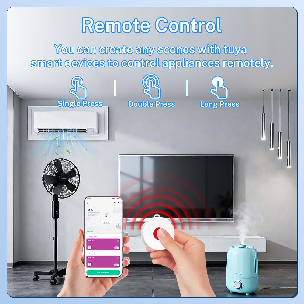 Tuya ZigBee Smart Button IP65  - Smart Home Tuya review and price