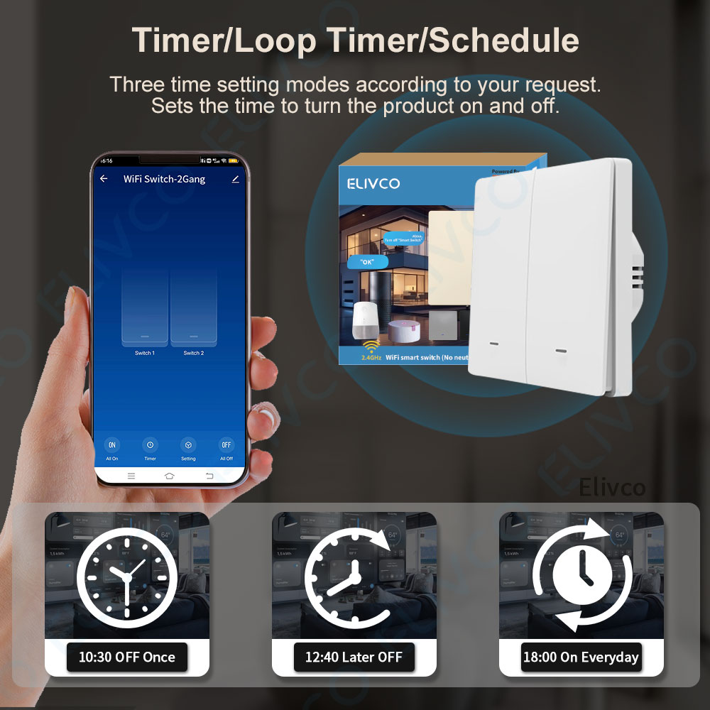 Tuya Wifi Smart Switch No Neut - Smart Home Remote Control review and price