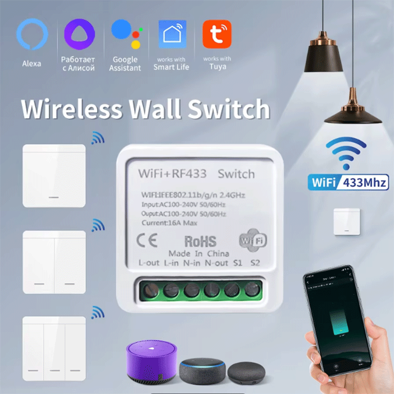 Tuya WiFi Smart Light Switch S - Smart Home Tuya review and price
