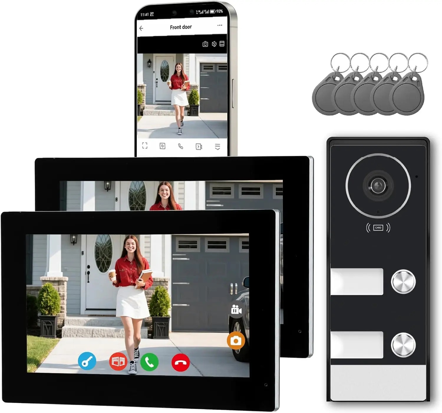 Smart Home Video Intercom Wire - Smart Home Video Doorbell App review and price