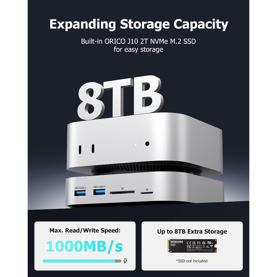 USB C Hub for Mac Mini M4 Dock - Smart Home Hub 2 review and price