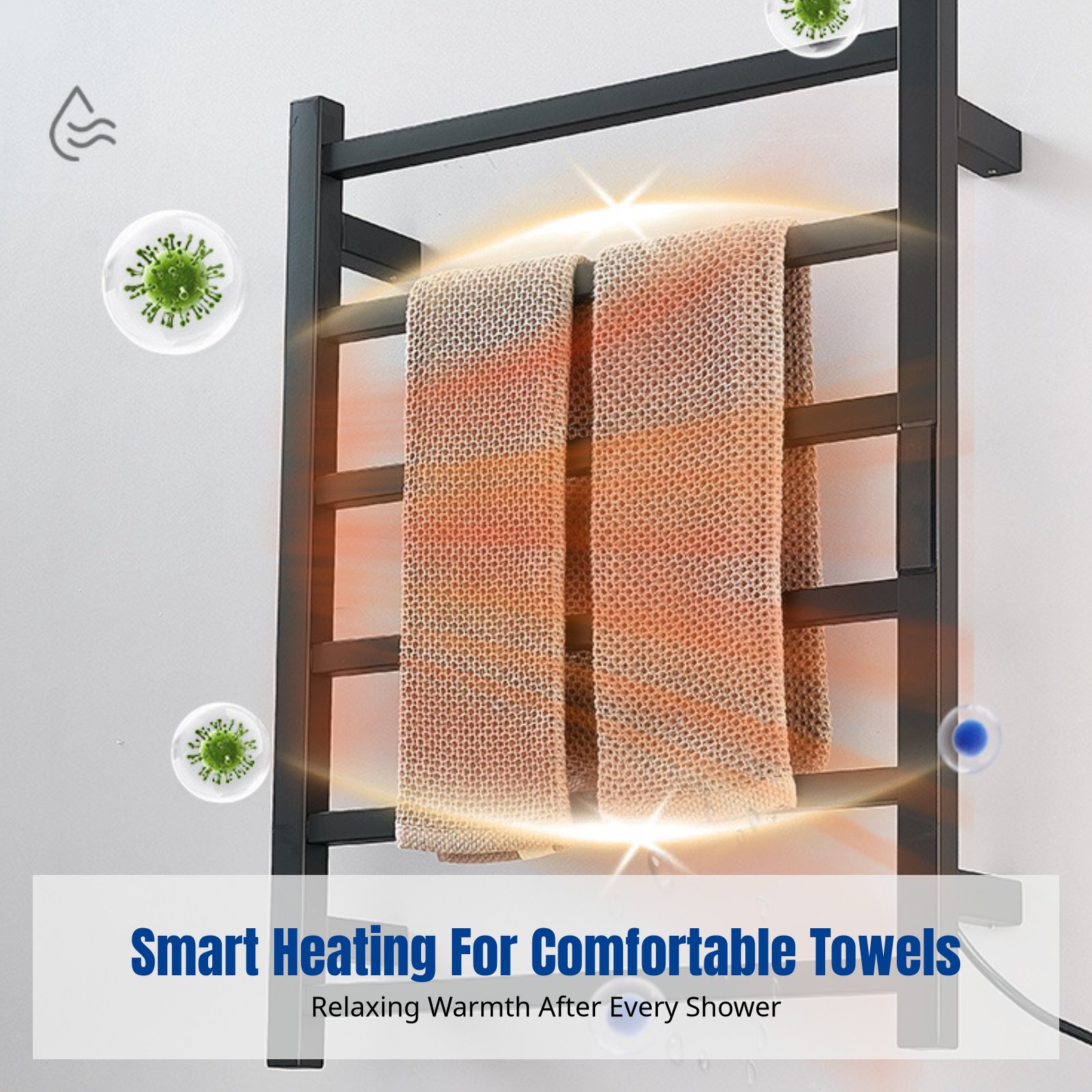 Smart Electric Towel Rack, Hea - Smart Home In Us review and price