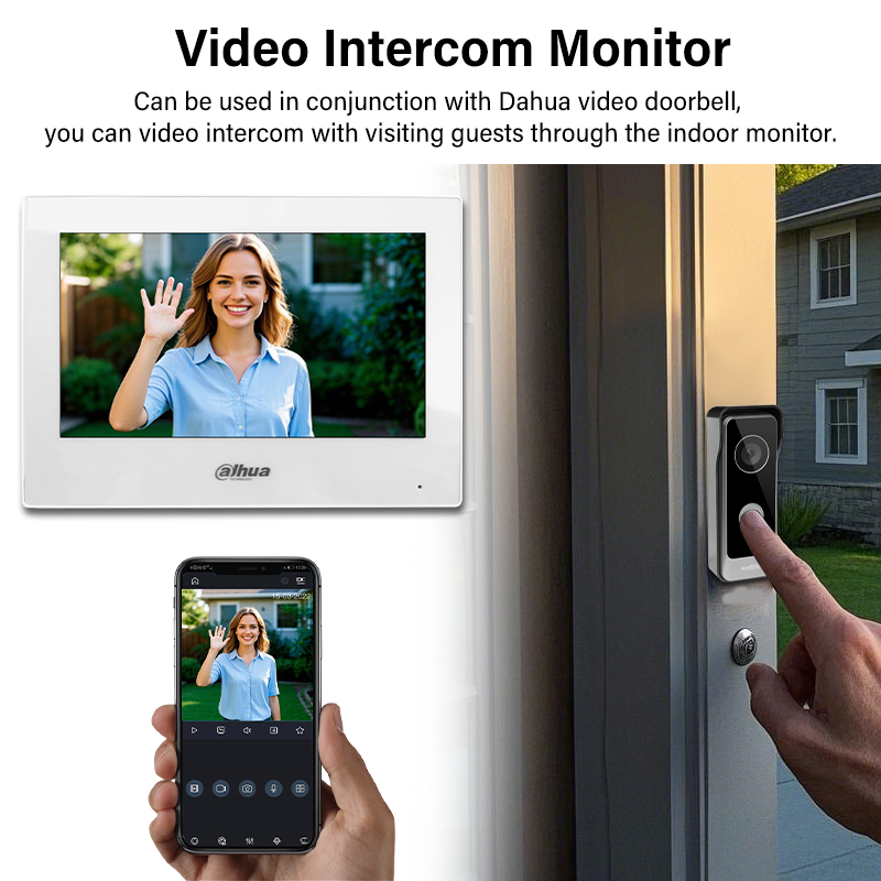 Dahua 2-Wire WiFi Indoor Monit - Smart Home Video Doorbell review and price