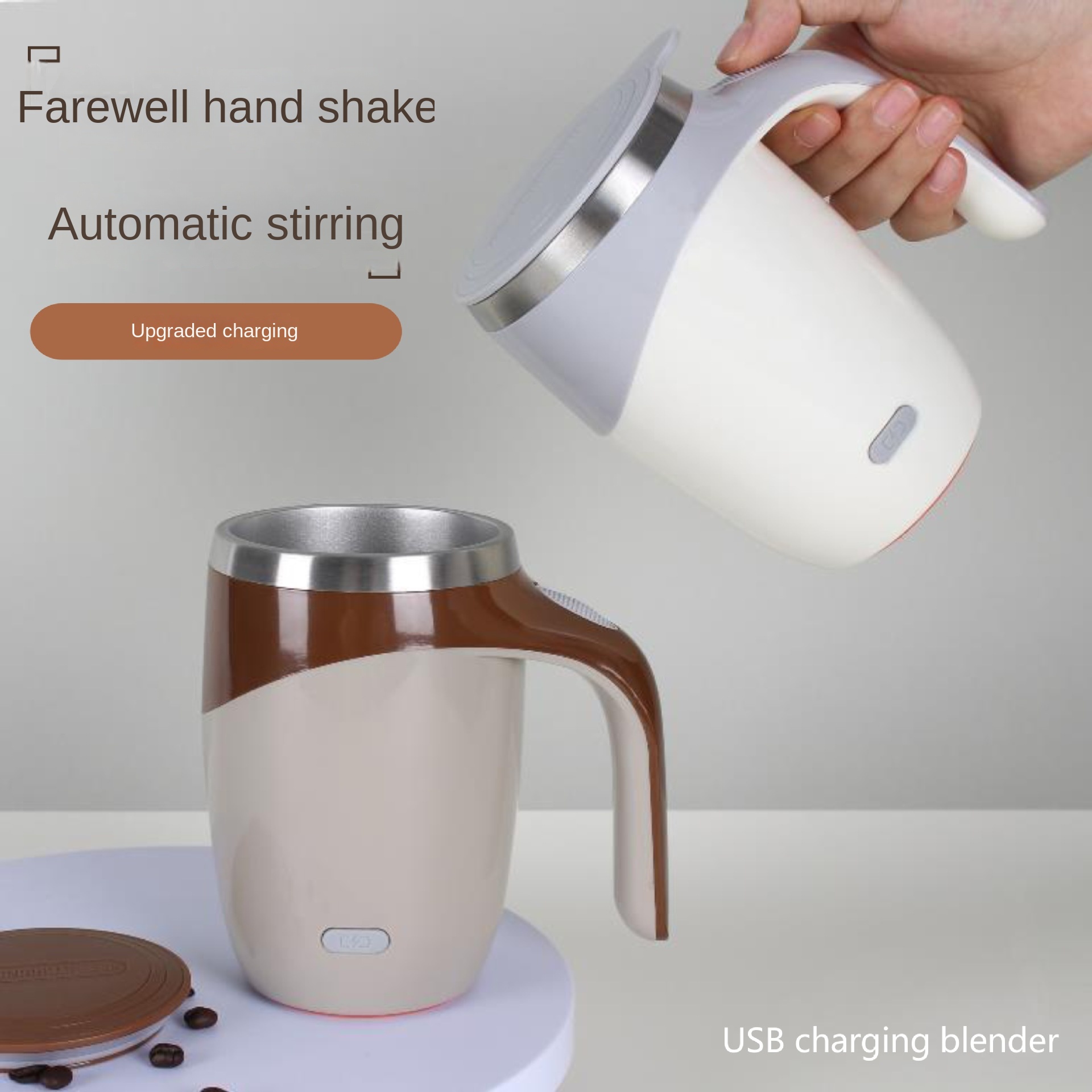 Automatic Self Stirring Mugs S - Smart Home Yam Pounder review and price