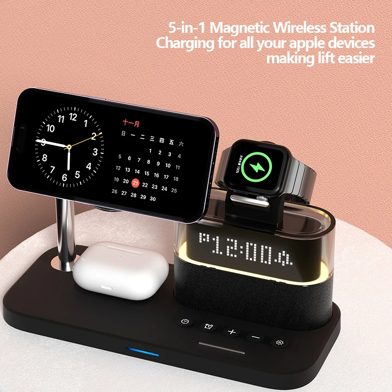 New 5 In 1 Wireless Charger St - Smart Night Light review and price