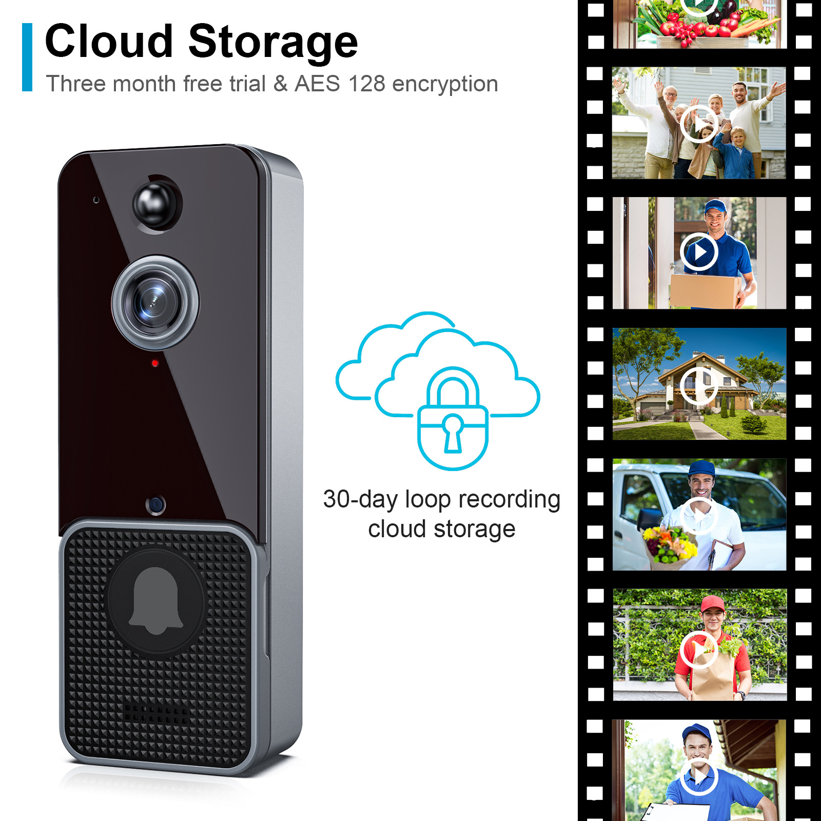 NEW 1080P WIFI Video Doorbell  - Smart Home Video Doorbell App review and price