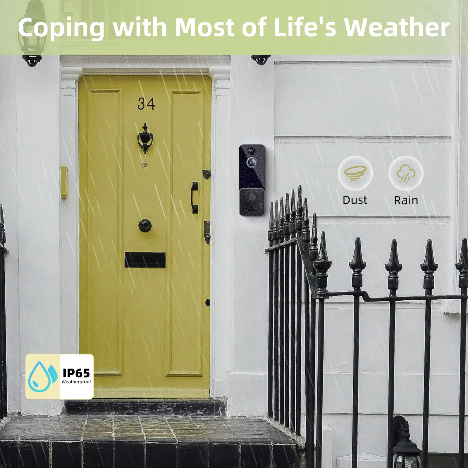 NEW 1080P WIFI Video Doorbell  - Smart Home Video Doorbell App review and price