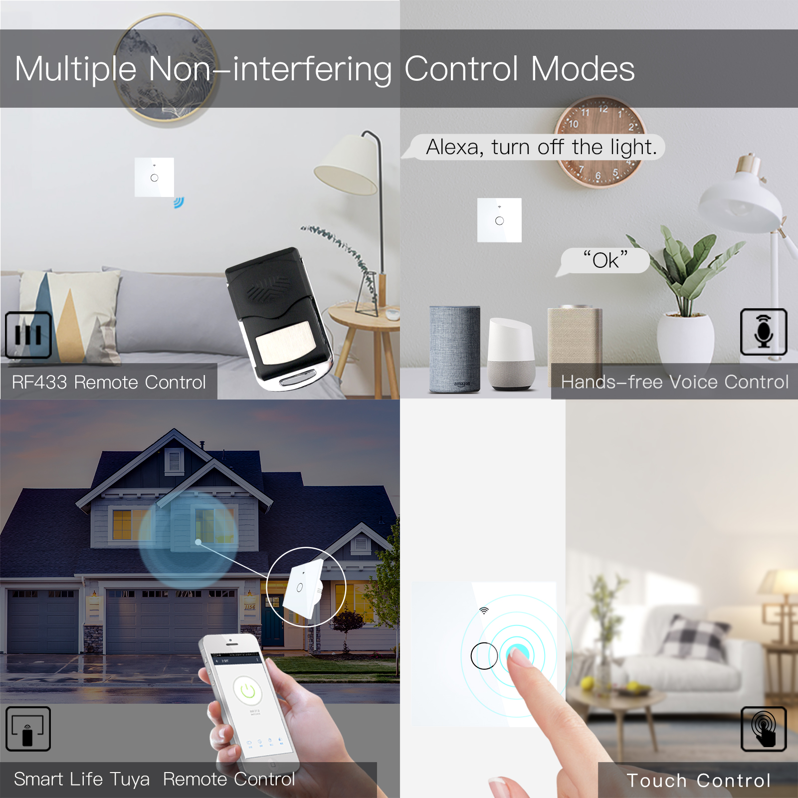 NEW WiFi Smart Light Switch RF - Smart Home Tuya review and price