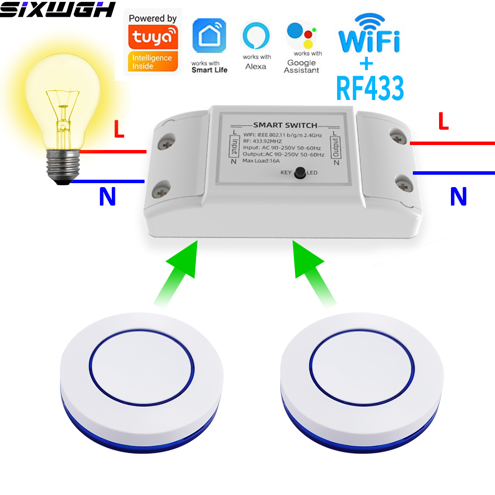 16A WiFi Tuya Smart Switch Wir - Smart Home Remote Control review and price