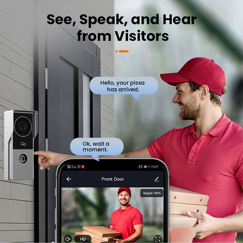 TUYA Wifi Video Doorbell 1080P - Smart Home Video Doorbell App review and price