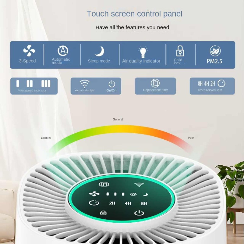 Smart Home Air Purifier with A - Smart Home In Us review and price
