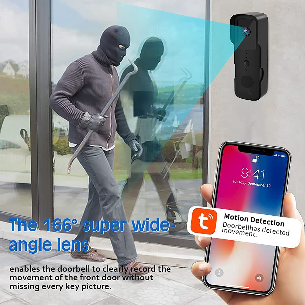 1080P WIFI Video Doorbell Tuya - Smart Home Video Doorbell App review and price
