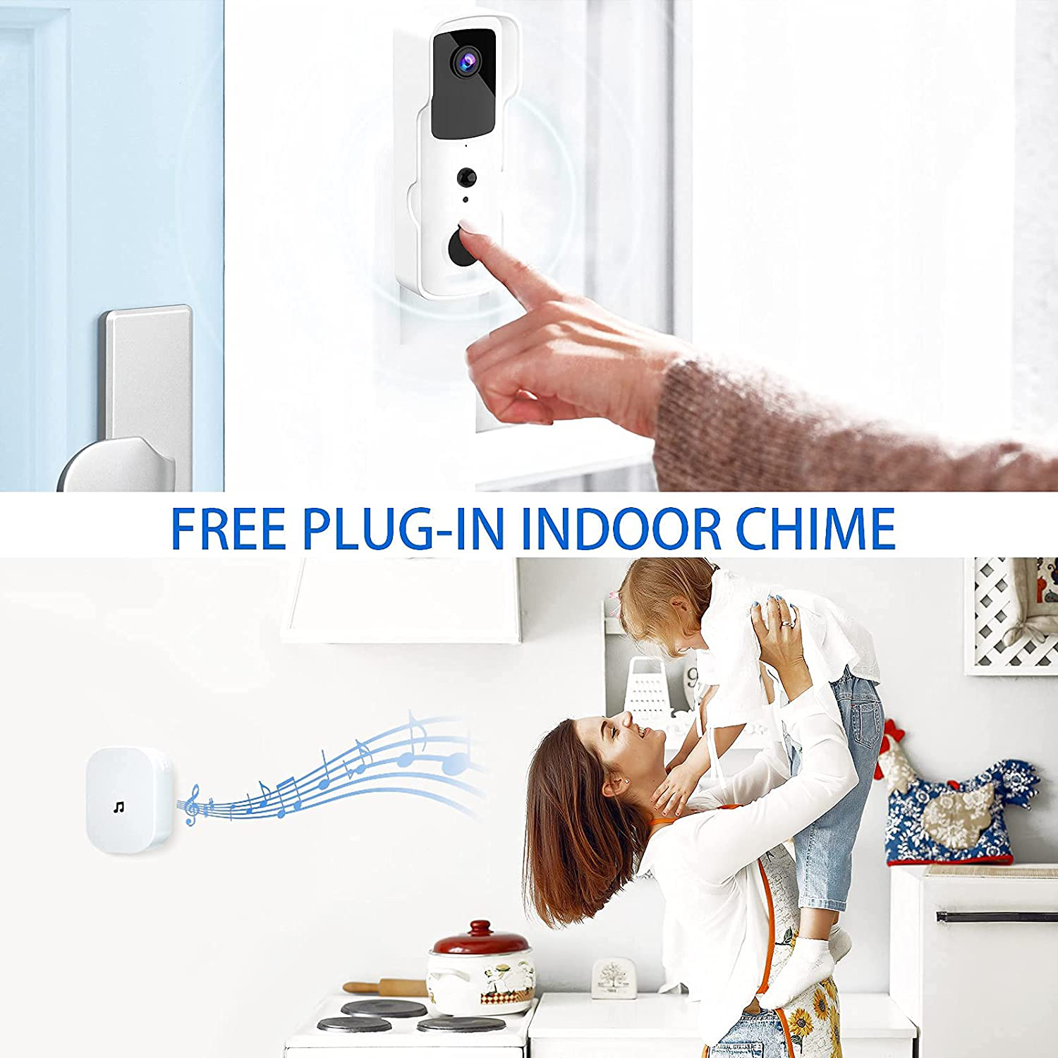 1080P WIFI Video Doorbell Tuya - Smart Home Video Doorbell App review and price