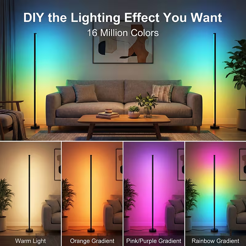 Smart RGB LED Corner Floor Lam - Smart Night Light review and price