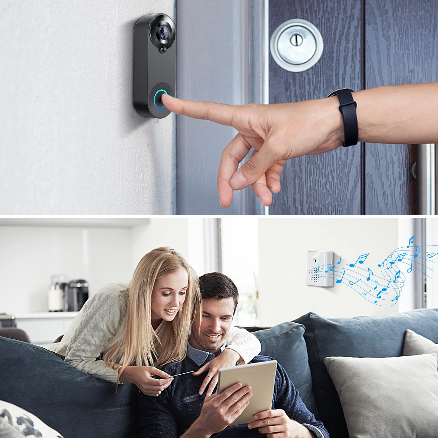 5G 2.4G WiFi Video Doorbell 10 - Smart Home Video Doorbell review and price