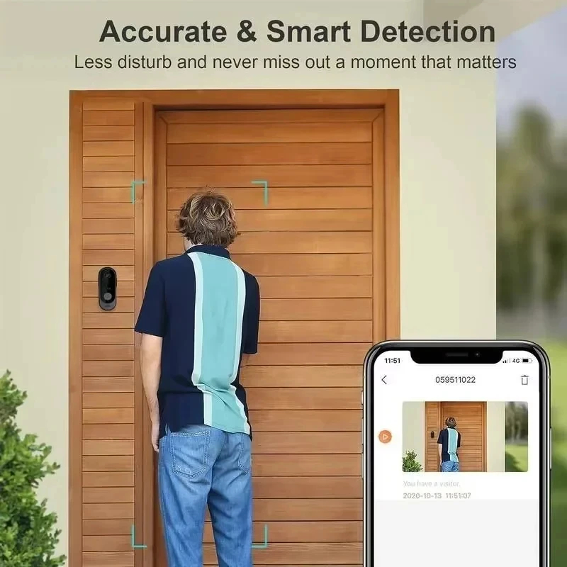Tuya WIFI Camera Doorbell HD V - Smart Home Video Doorbell review and price