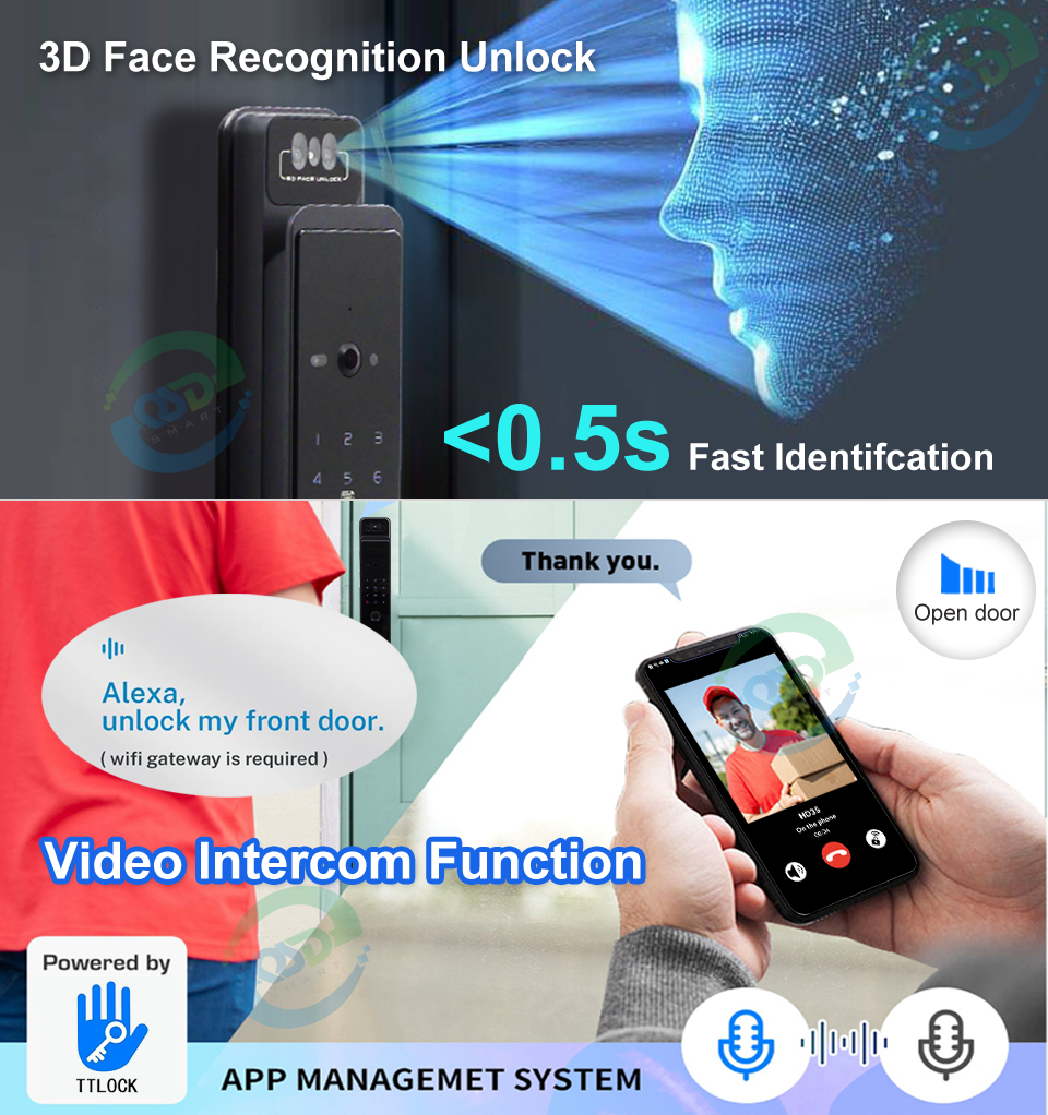 WiFi Video Intercom Face Door  - Smart Home Video Doorbell review and price