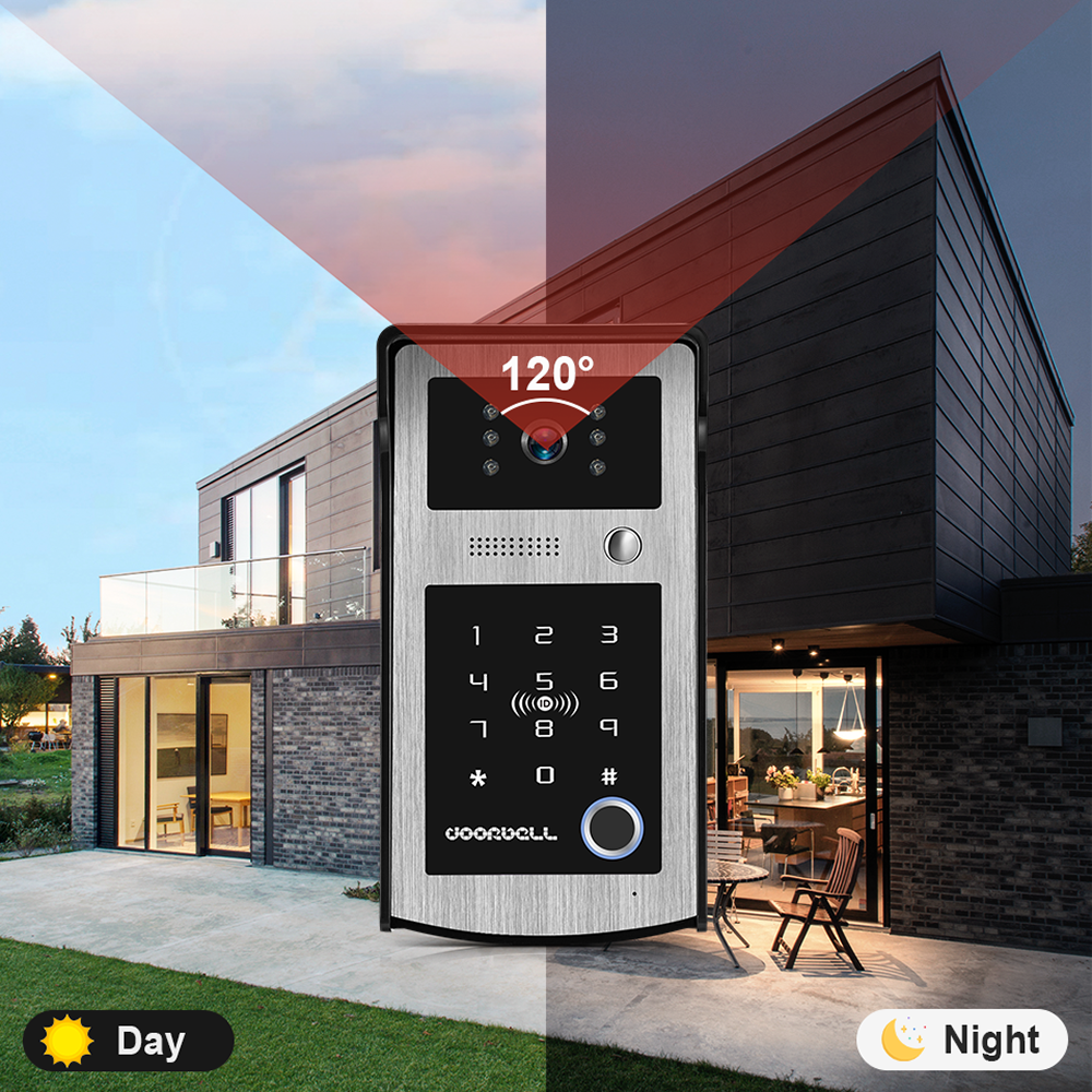 Wifi Tuya 7 Inch Touch Screen  - Smart Home Video Doorbell App review and price