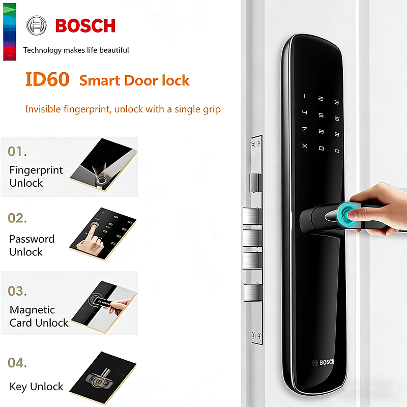 Bosch ID60 Fingerprint Lock Sm - Smart Home Bosch review and price