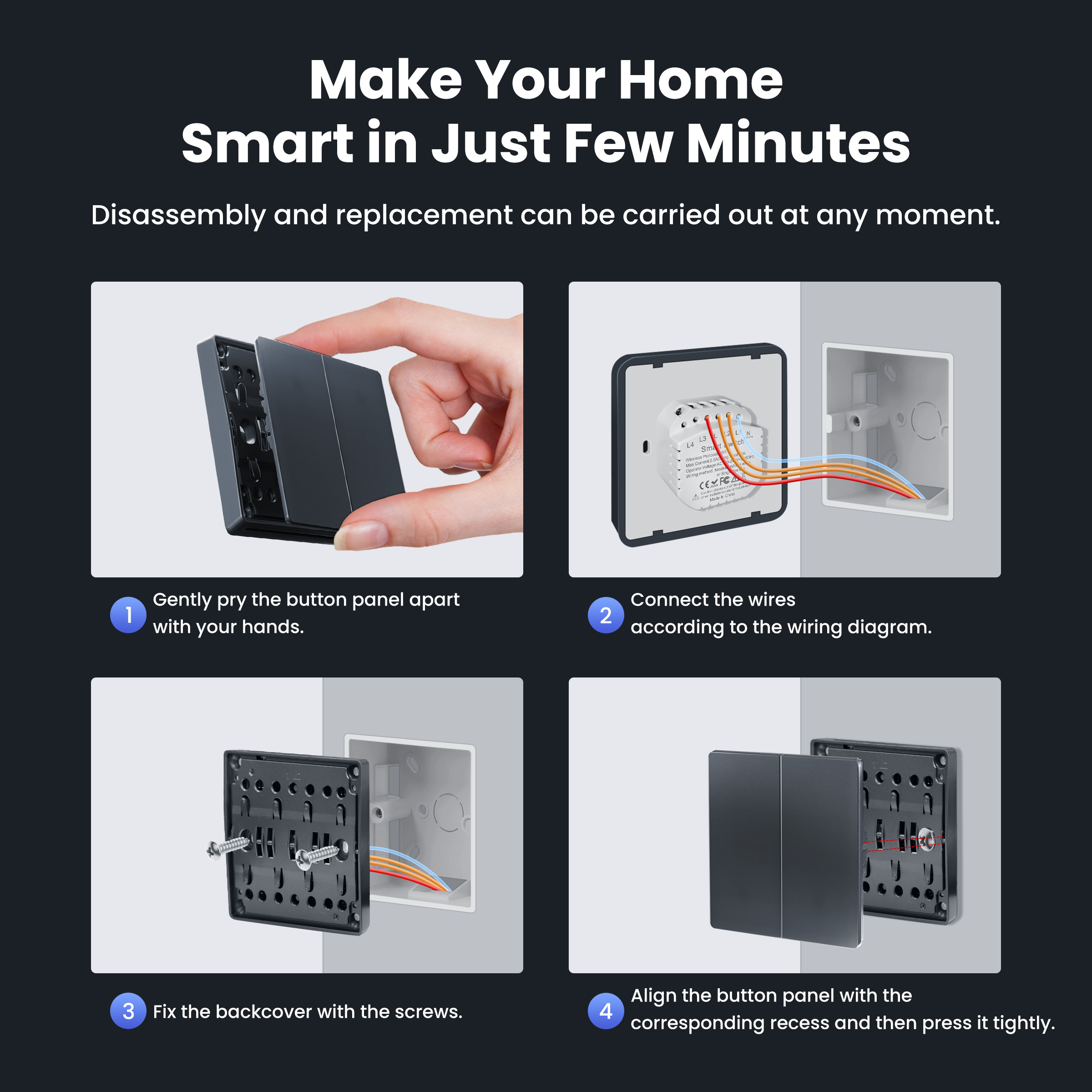 GIRIER Smart Light Switch WiFi - Smart Home Tuya review and price