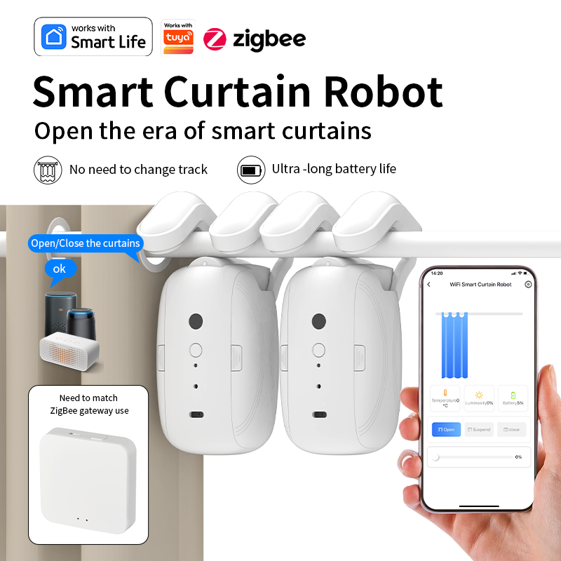 Zigbee Smart Curtain Driver Ro - Smart Home Devices review and price