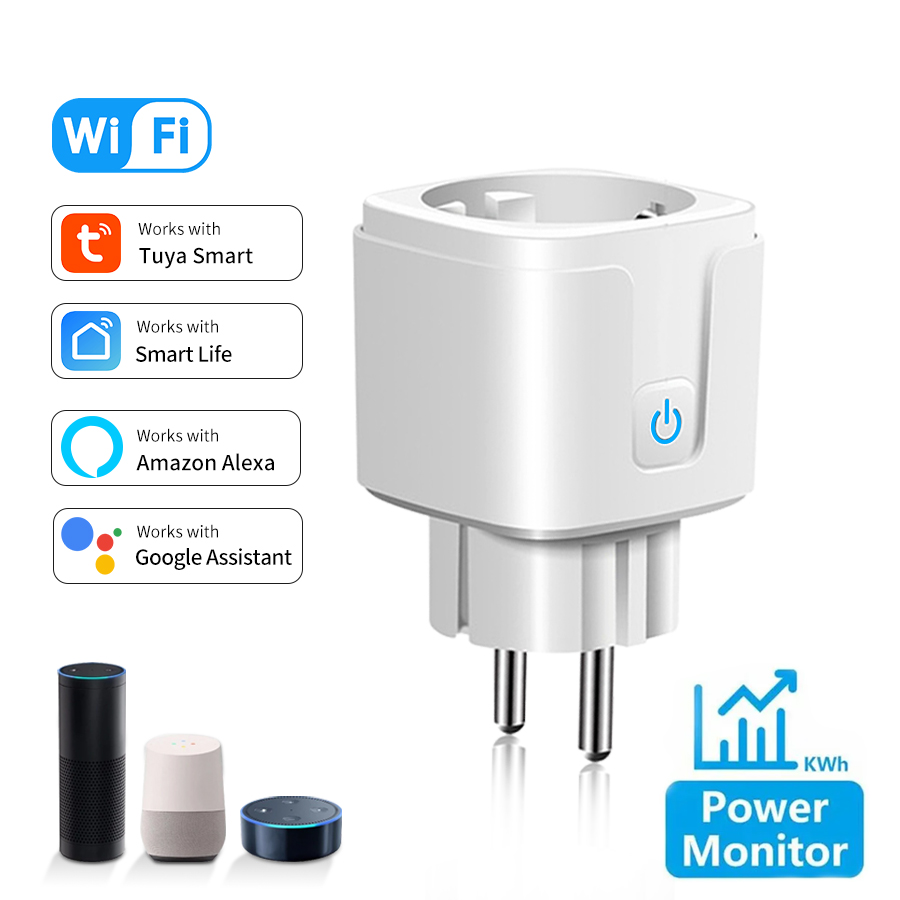 Tuya Smart Socket EU 16A AC100 - Smart Home Elements review and price