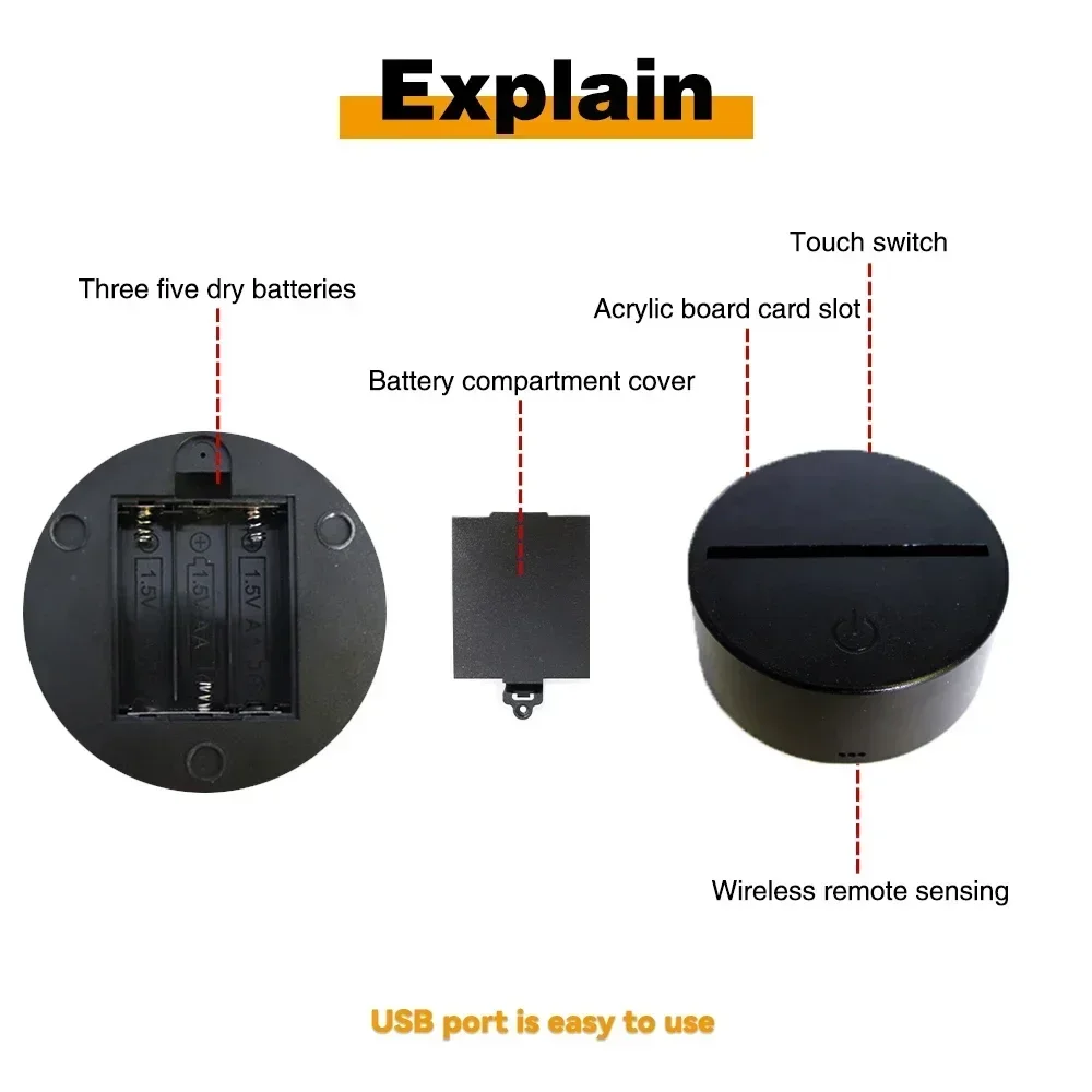 LED Night Light Illusion Stitc - Smart Night Light review and price