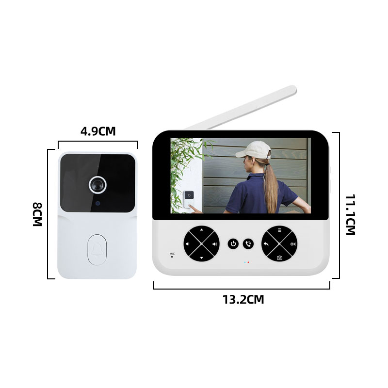 4.3'' Night Vision Video Doorb - Smart Home Video Doorbell review and price
